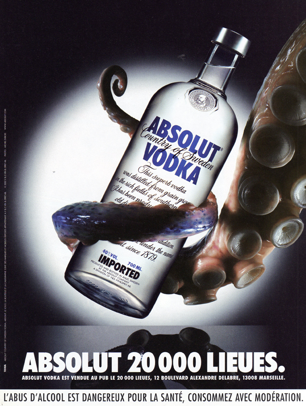 Campagne Absolut - Boîtes de nuit - France - Absolut 20 000 lieues