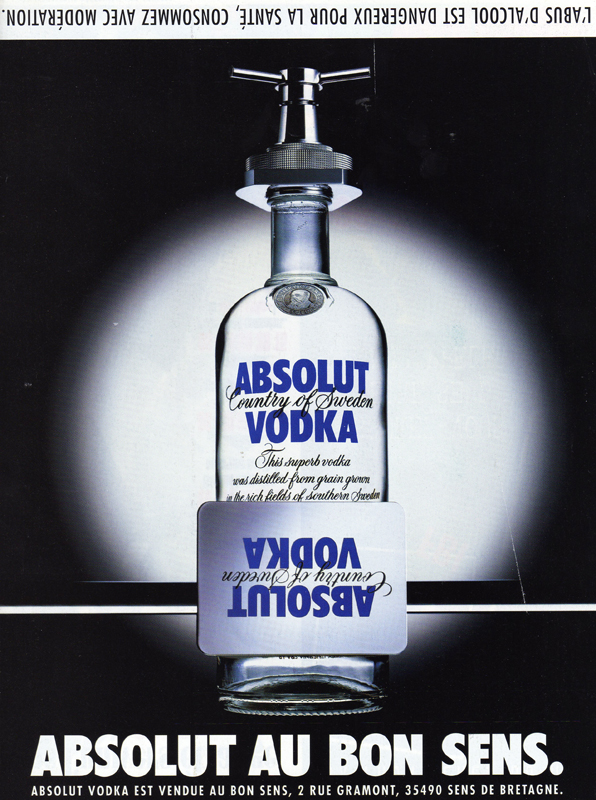 Campagne Absolut - Boîtes de nuit - France - Absolut au bon sens