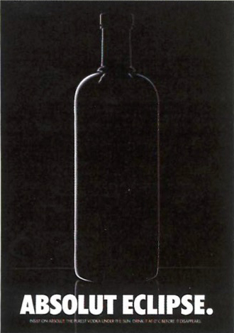 Publicité - Absolut Eclipse