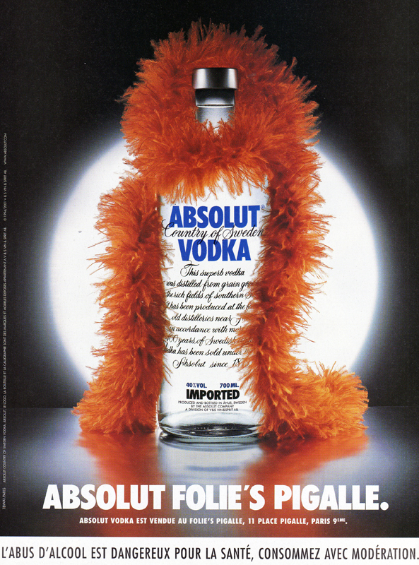 Campagne Absolut - Boîtes de nuit - France - Absolut Folie's Pigalle