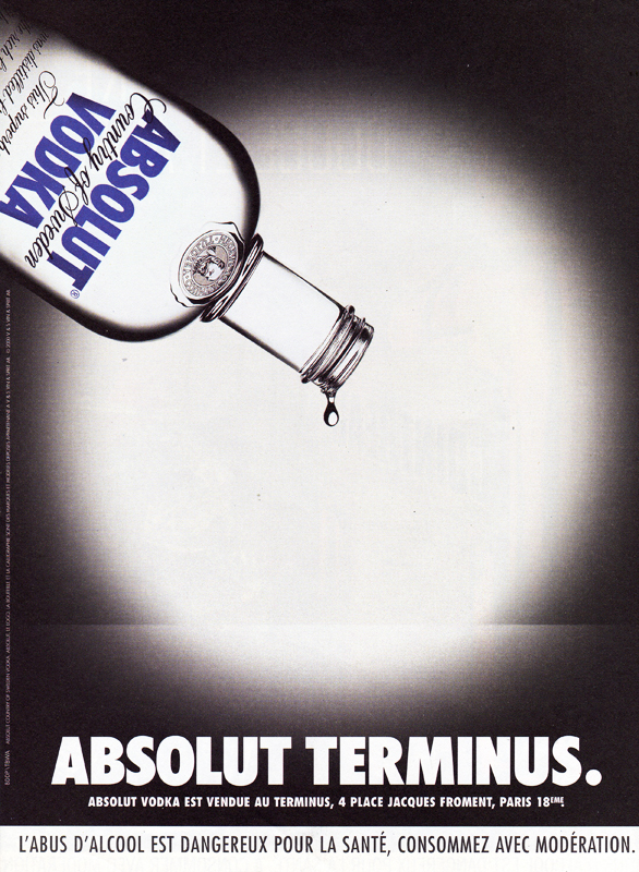 Campagne Absolut - Boîtes de nuit - France - Absolut Terminus