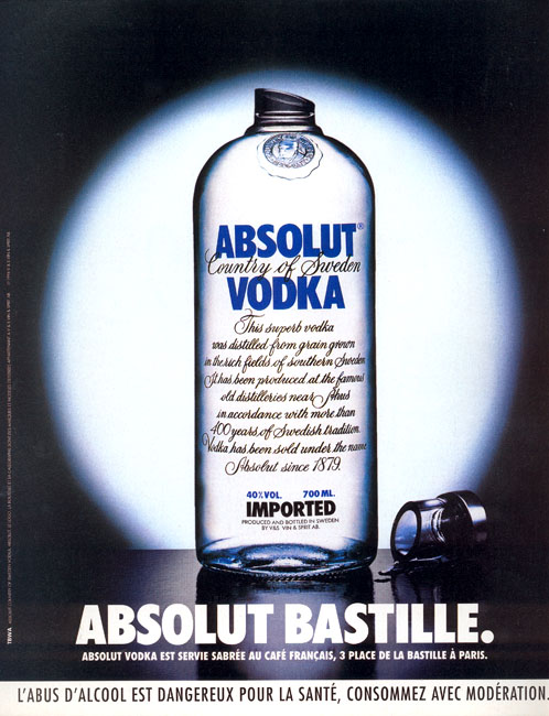 Campagne Absolut - Boîtes de nuit - France - Absolut Bastille
