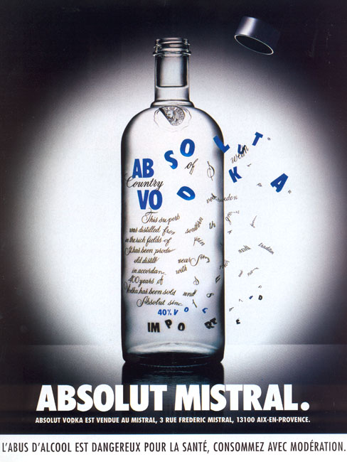 Campagne Absolut - Boîtes de nuit - France - Absolut Mistral