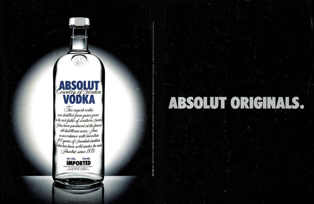 Absolut Originals - Time Magazine - Couverture et 4ème de couverture