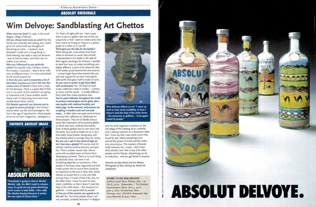 Absolut Originals - Time Magazine - Delvoye