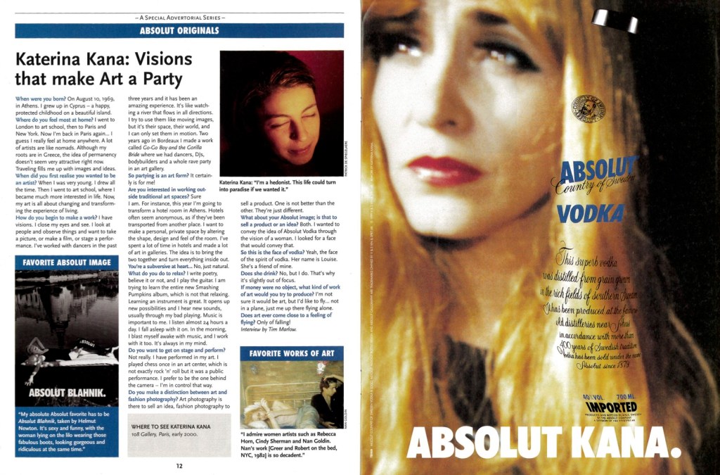 Absolut Originals - Time Magazine - Kara