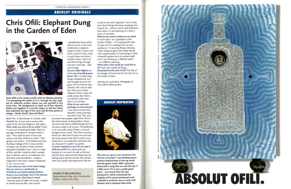 Absolut Originals - Time Magazine - Ofili