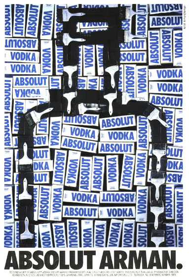 Publicité Absolut - Artistes - Absolut Arman