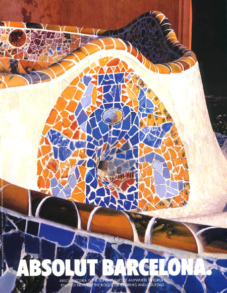 Campagne Absolut - Villes européennes - Barcelone