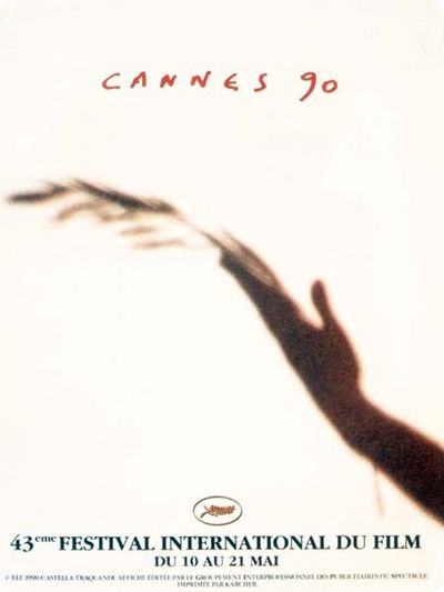 Affiche Festival de Cannes - 43ème édition - 1990- Main Laurier