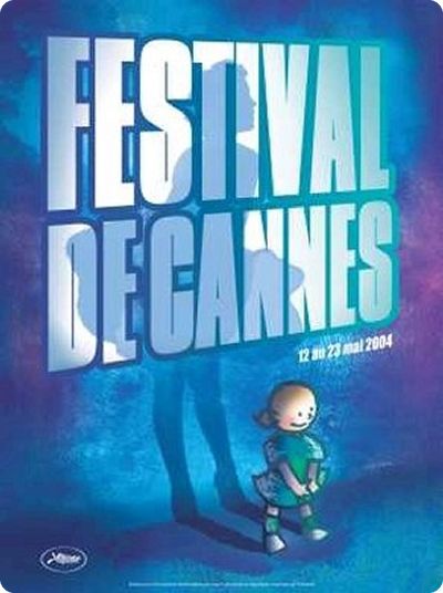 Affiche Festival de Cannes - 57ème édition - 2004 - Référence 7 ans de réflexion
