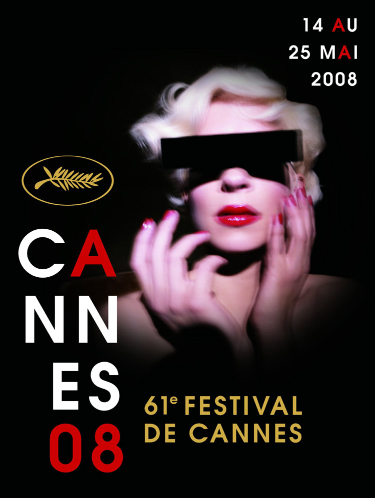Affiche Festival de Cannes - 61ème édition - 2008 - Femme masquée - Photo David Lynch 