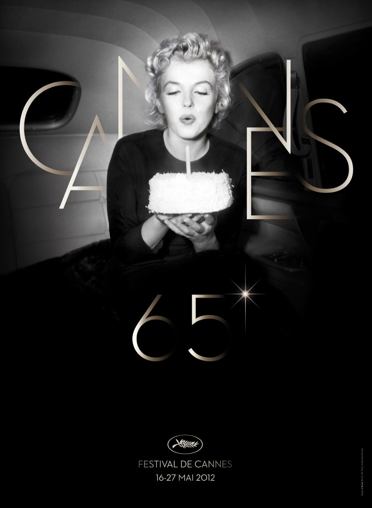 Affiche Festival de Cannes - 65ème édition - 2012 - Marylin Monroe gâteau anniversaire