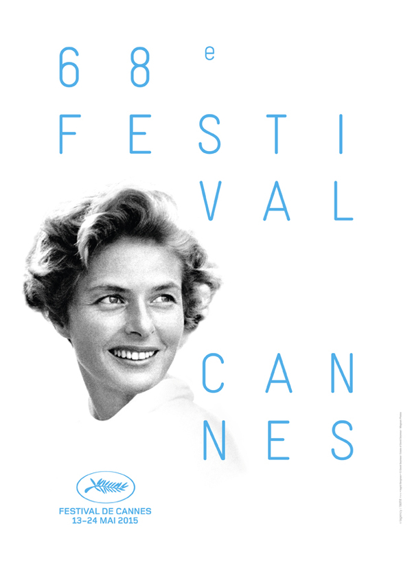 Affiche Festival de Cannes - 68ème édition - 2015 - Ingrid Bergman