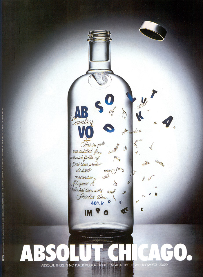 Campagne Absolut - Villes américaines - Chicago