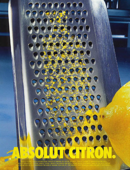 Absolut Citron - Rape - Zeste