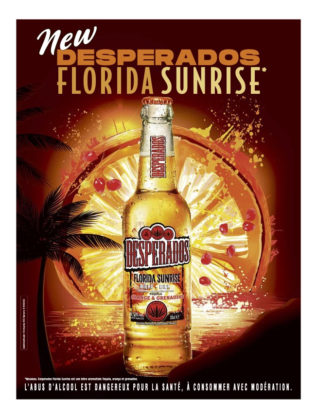 Annonce Desperados - New Desperados Florida Sunrise