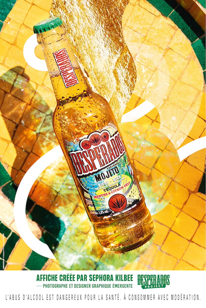 Publicité Desperados - Desperados Projet - Mojito - Affiche créée par Sephora Kilbee - Agence Service Plan - 2019
