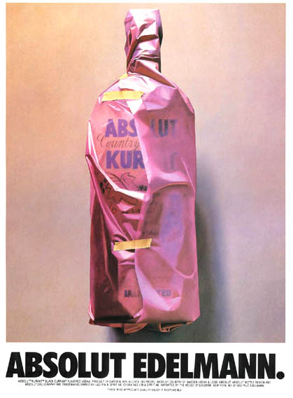 Publicité Absolut - Artistes - Absolut Edelman