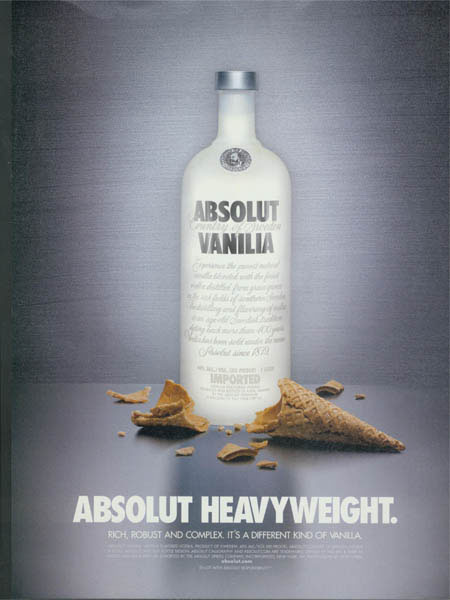 Absolut Heavyweight - Parfum Vanilia - Cornet de glace