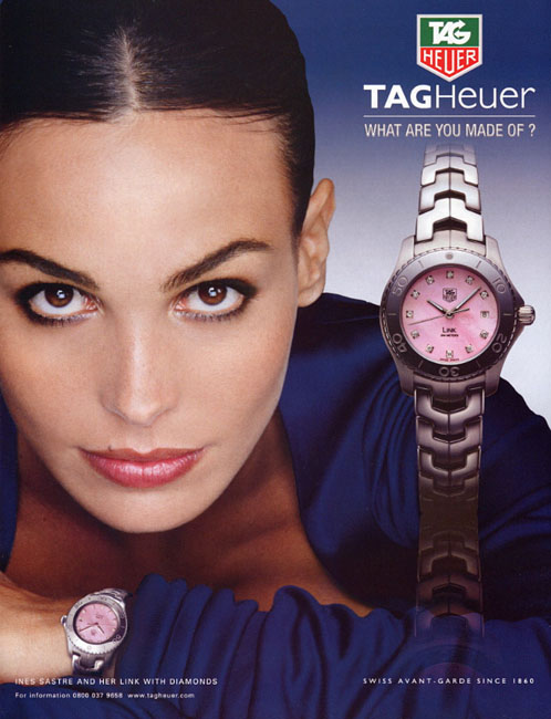 Publicité Tag Heuer - What are you made of ? - Inès Sastre