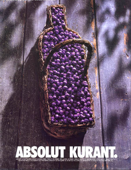 Absolut Kurant - Panier - Baies de cassis