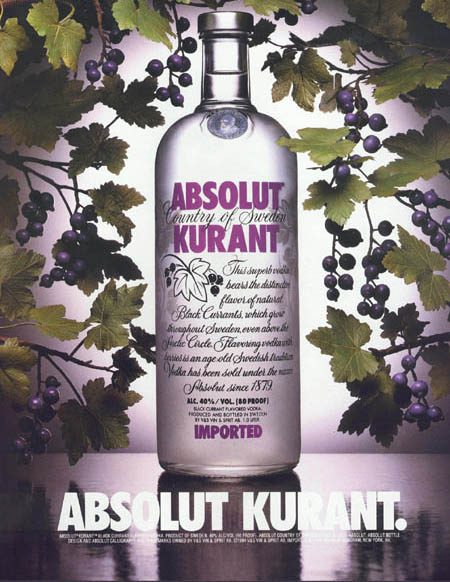 Absolut Kurant - Baies de cassis
