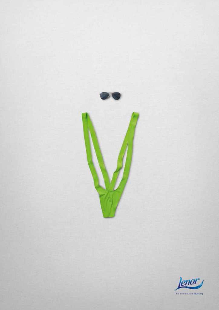 Publicité Lénor - Référence cinéma - Borat