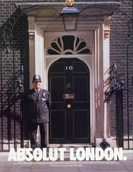 Campagne Absolut - Villes européennes - Londres