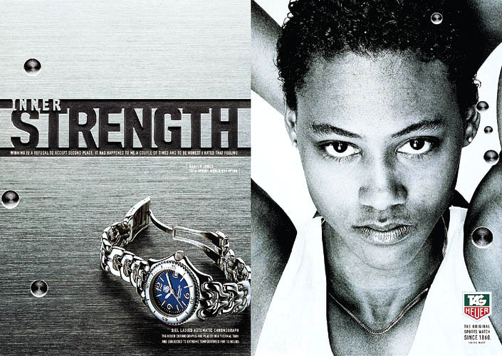 Publicité - Tag heuer - Inner Strength - Marion Jones