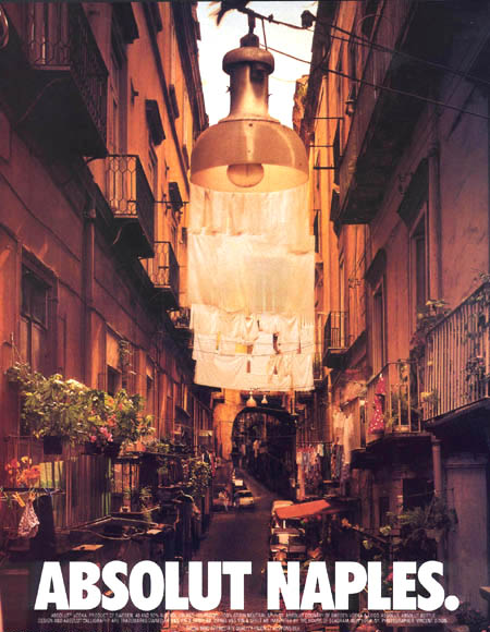 Campagne Absolut - Villes européennes - Naples