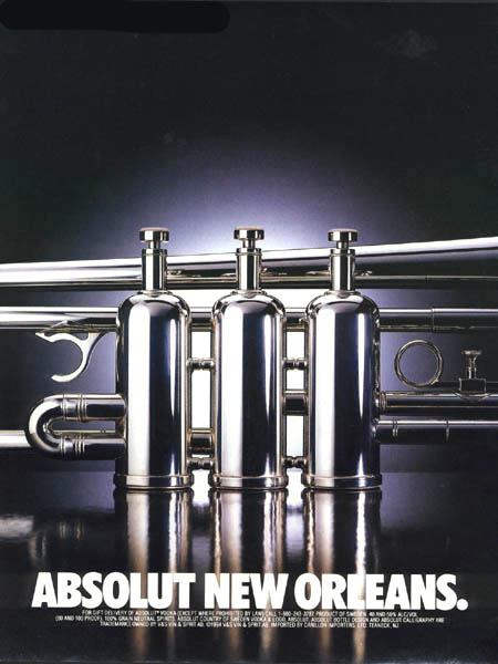 Campagne Absolut - Villes américaines - Nouvelle Orléans