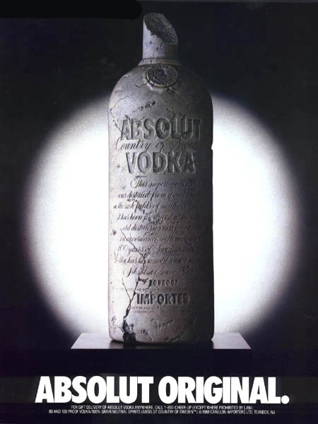 Publicité - Absolut original