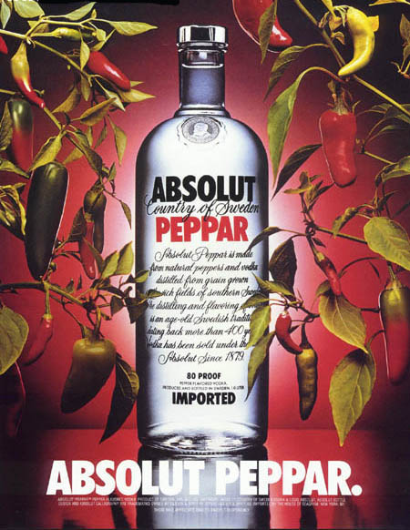 Absolut Peppar - piments
