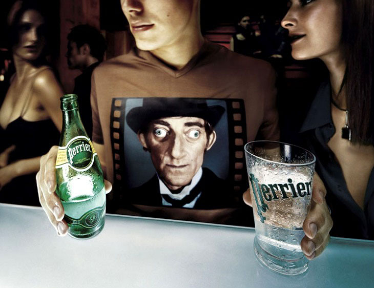 Campagne Tee-shirts - Perrier - Marty Feldman