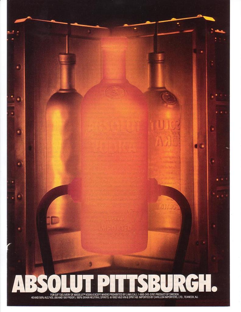 Campagne Absolut - Villes américaines - Pittsburgh