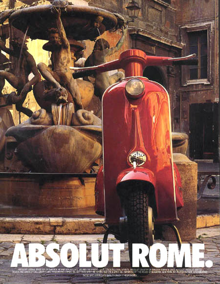 Campagne Absolut - Villes européennes - Rome