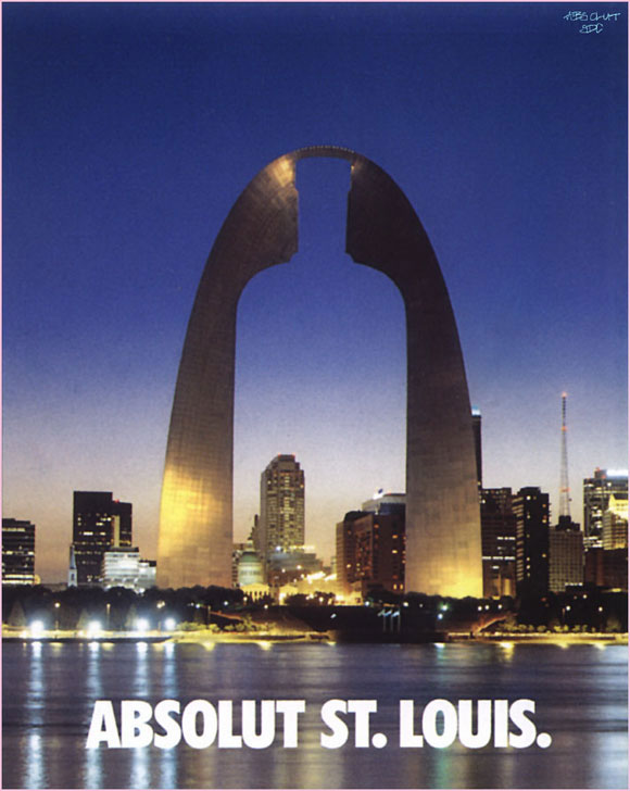 Campagne Absolut - Villes américaines - St, Louis