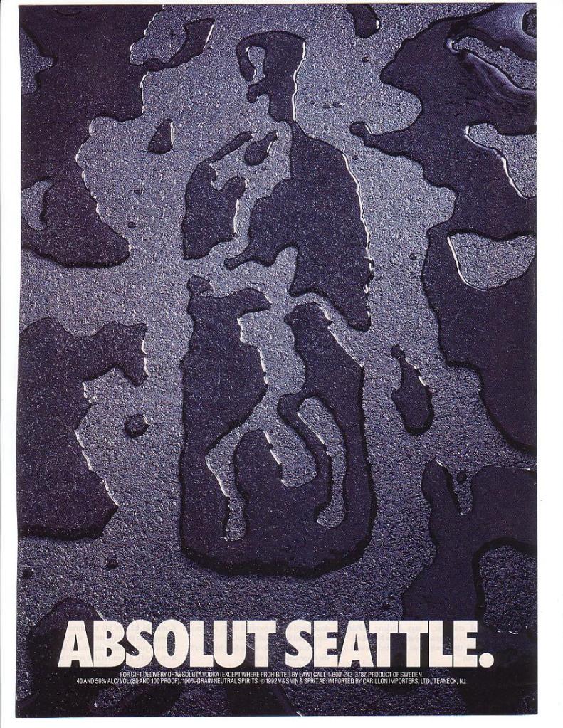 Campagne Absolut - Villes américaines - Seattle