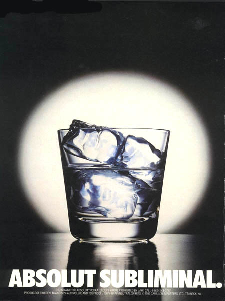 Publicité - Absolut Subliminal