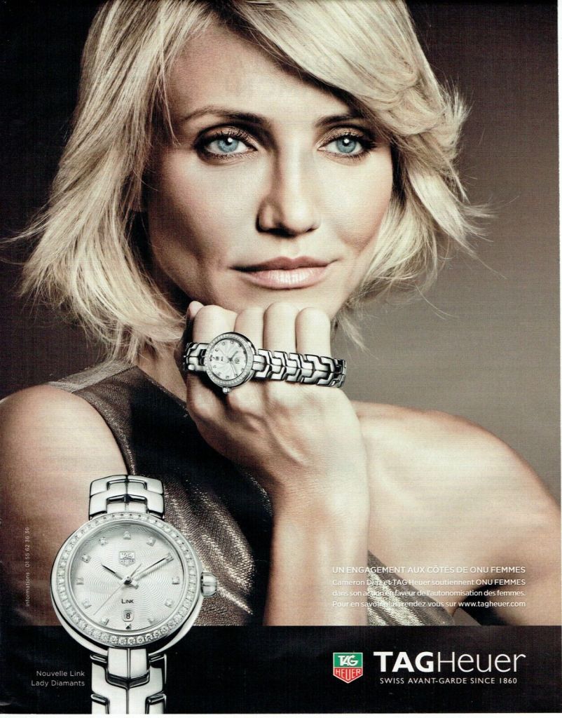 Publité Tag Heuer - Cameron Diaz - ONU Femmes