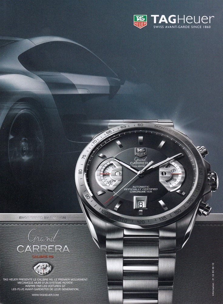 Publicité - Tag heuer - Montre - Granit