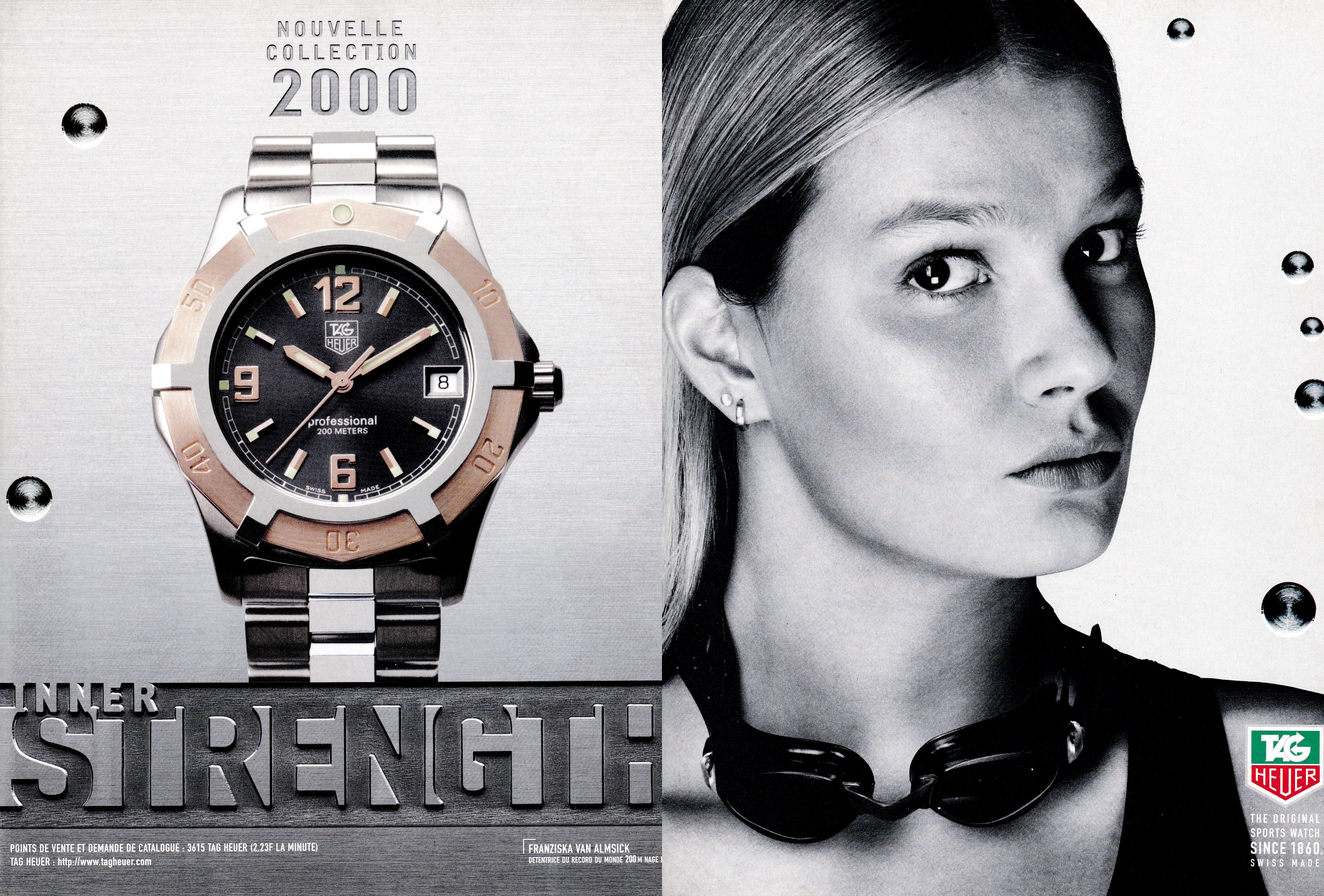 Publicité - Tag heuer - Inner Strength - Franziska Van Almsick