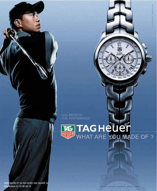 Publicité Tag Heuer - What are you made of ? - Tiger Woods