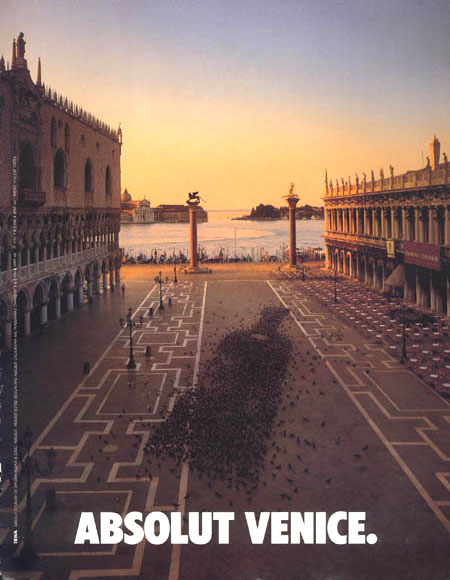 Campagne Absolut - Villes européennes - Venise