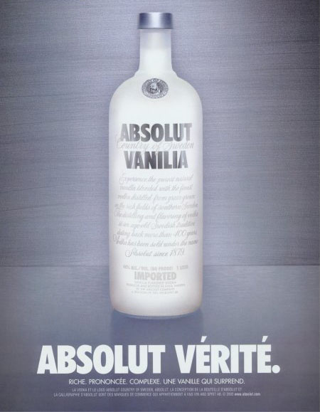 Absolut Vérité - Parfum Vanilia