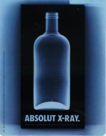 Publicité - Absolut X-ray