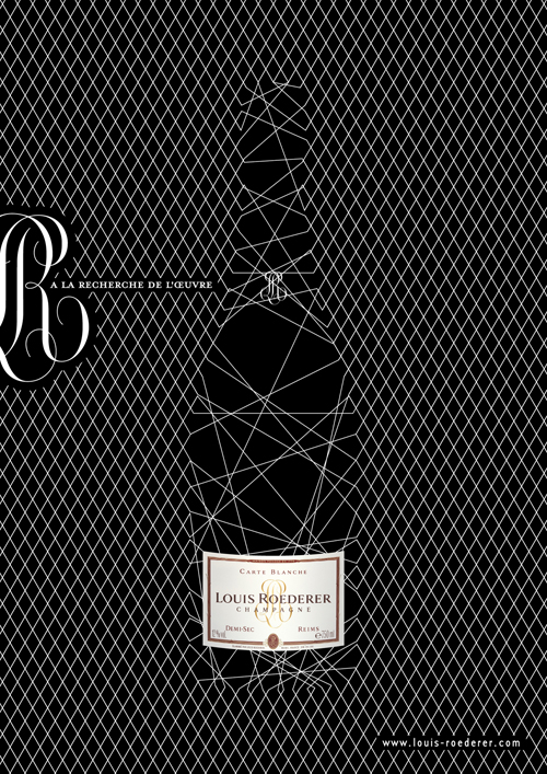 Campagne Roederer - A la recherche de l'oeuvre - 2010 - Carte blanche