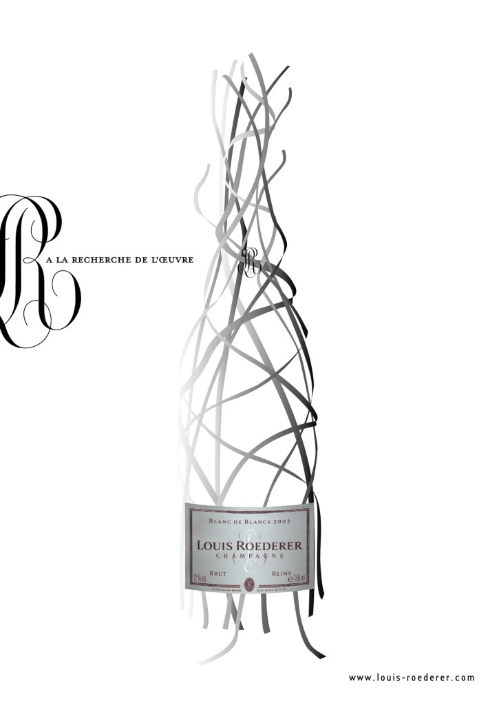 Campagne Roederer - A la recherche de l'oeuvre - 2010 - Blanc de blanc 2002