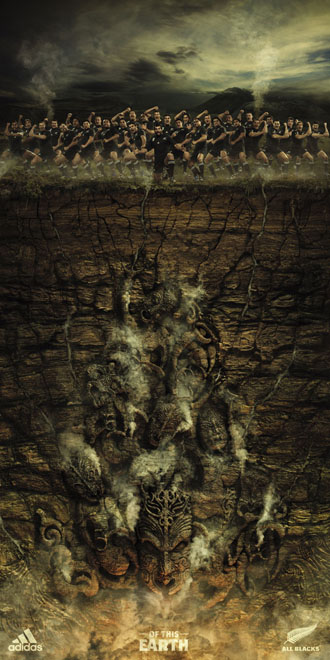 Publicité Adidas - All Blacks - Of this earth
